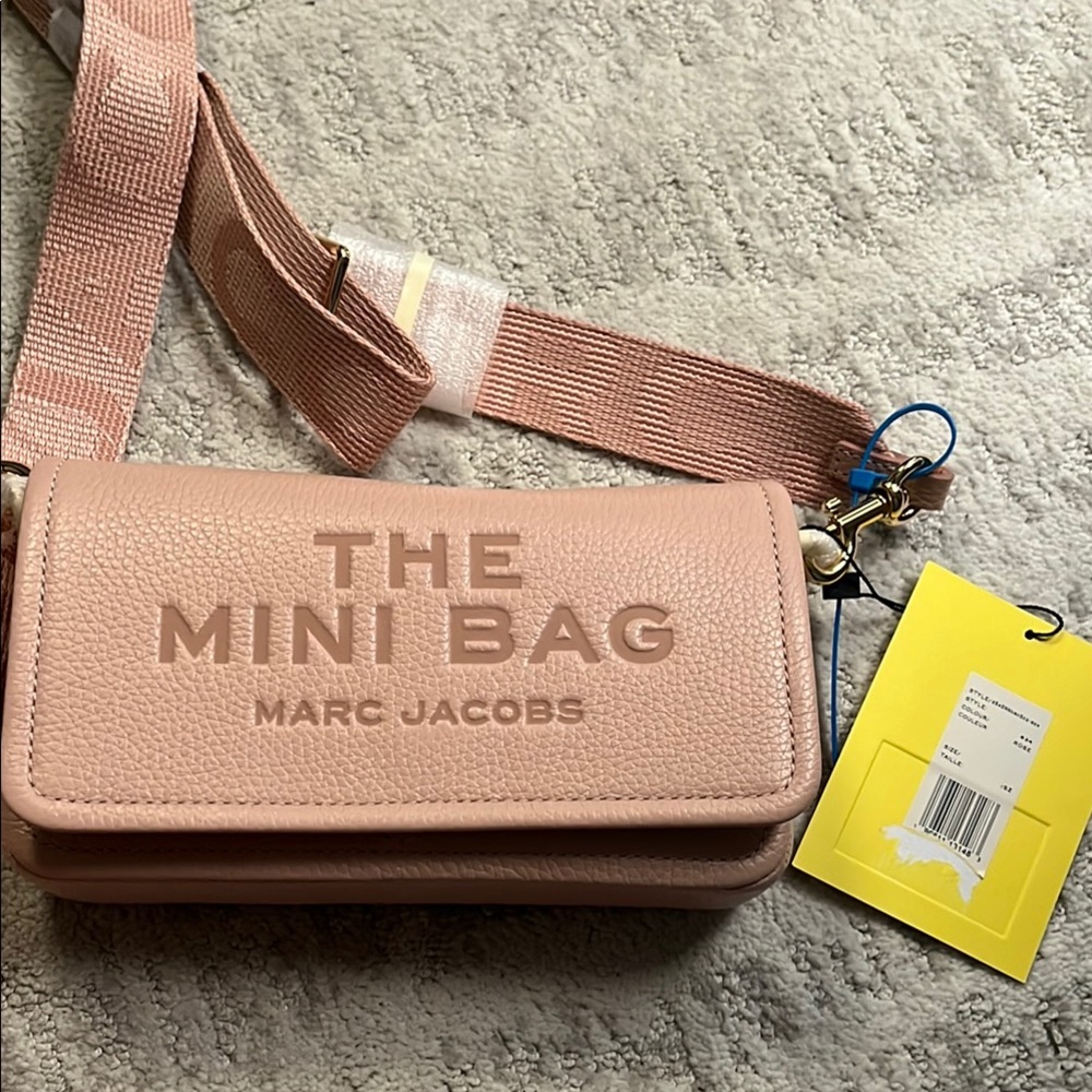 Marc Jacobs Pink The Mini Bag, Crossbody Bag, NWT